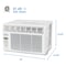 Black & Decker Window Air Conditioner, 115, 23.62 in W. BD10WT6 - alternate 3